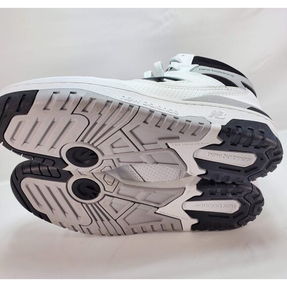 New Balance LifeStyle High Top Basketball Shoes Mens Sz 9.5 White Black BB650RCE